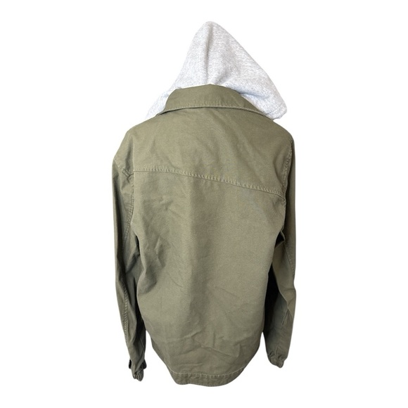Volcom Olive Green Hooded Jacket - Picture 3 of 4